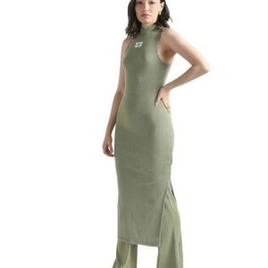 Calvin Klein Department475 Cotton Blend Bodycon Maxi Dress