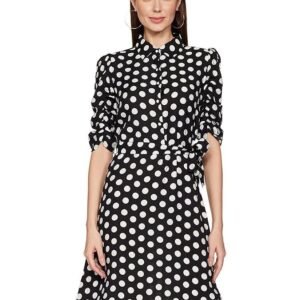 Monte Carlo Women's Polyester Blend Mini Classic Regular Casual Night Out Dress