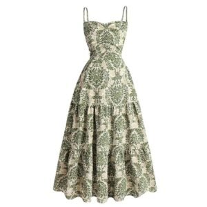 KACHEEG® Maxi Dress for Women – Summer Beach Vacation Outfit | Long Flowy Seaside Dress