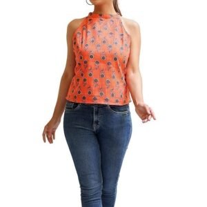 Yash Gallery Women's Cotton Regular Fit Top