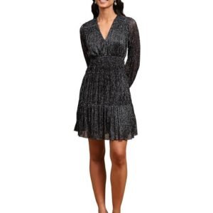 Label RITU KUMAR Black Solid Dress