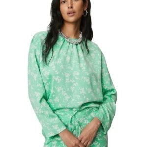 Marks & Spencer Women's Polyester Floral Regular Fashion Vest