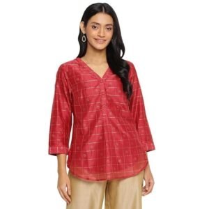 Fabindia Women's Regular Fit Top