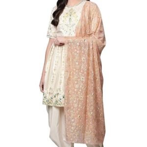 Aurelia Women's Viscose Blend Kurta With Dhoti Pant