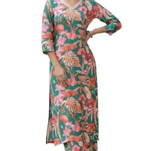 Women's Rayon Blend Kurta with Palazzo